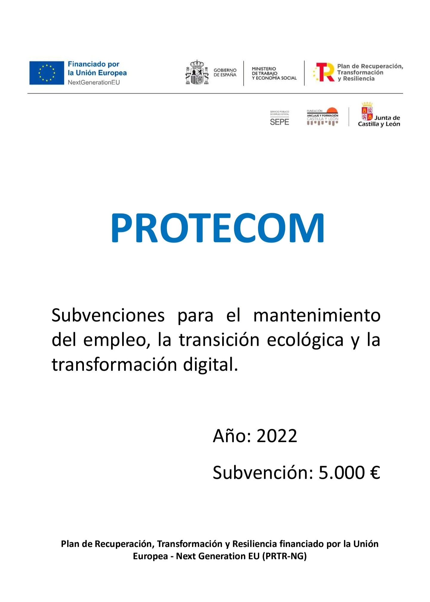 Subvencion Subvencion